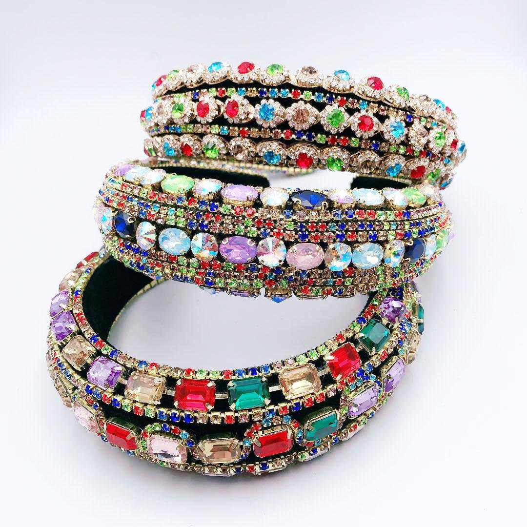 HEAD BAND WITH RHINESTONE